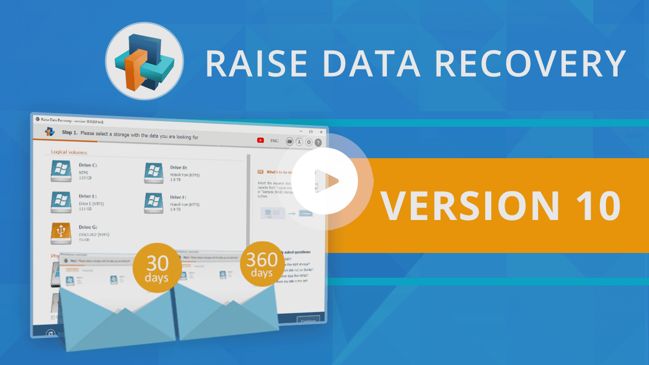 imagen de vista previa del vídeo reseña de raise data recovery versión 10