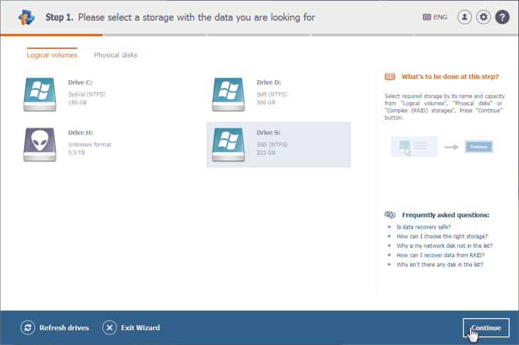Raise Data Recovery 6.16.3 full Raise Data Recovery full screenshot