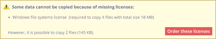ACTIVATING LICENSES IN THE SOFTWARE