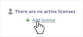 ACTIVATING LICENSES IN THE SOFTWARE