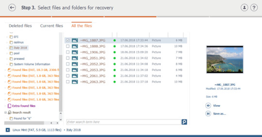 tutorial on how to work with deleted files recovery results