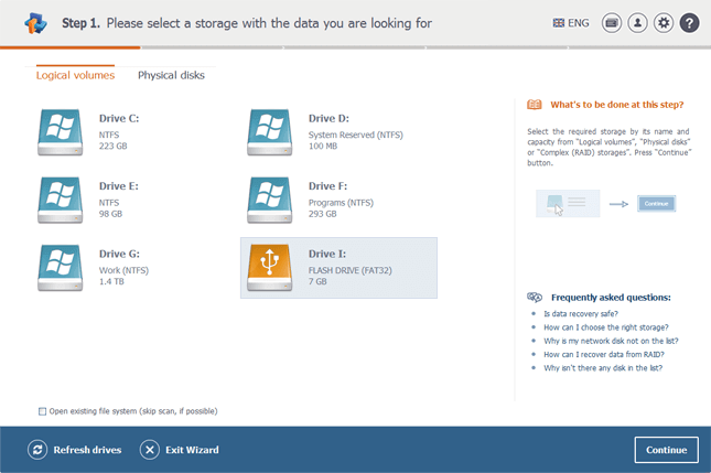Raise Data Recovery Screenshot